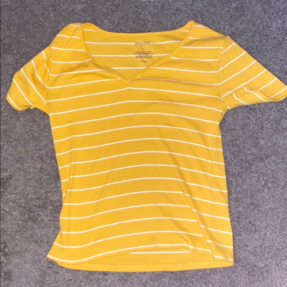 Arizona Yellow Stripe Top